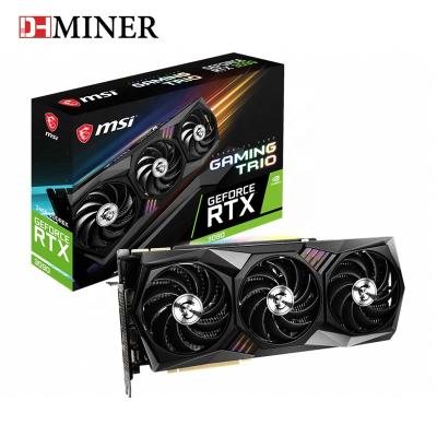 China Brand New and Used GAME TRIO GPU GeForce RTX 3090 24GB GDDR6X 384 Bit 1740 MHz Workstation Graphics Cards RTX 3090 for sale