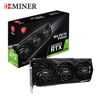 China Workstation Warehouse RTX 3090 Manufacturers 24GB 1860 MHz 21 TRIO RGB Ti BLACK TRIO Gaming Graphics Card GBP GeForce RTX 3090 Dropshipping for sale