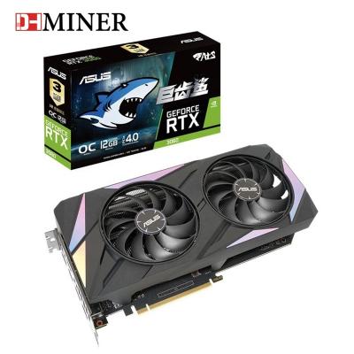 China Laptop 3060 gaming graphics card ATS-RTX3060-O12G-GAMING cheap low power graphics card for sale