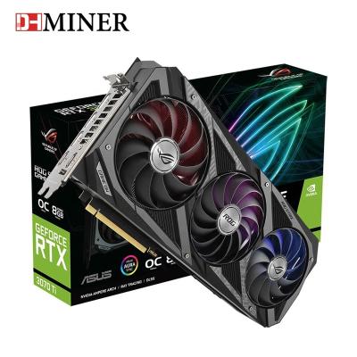 China Laptop Low Power Consumption 3070 TI 80MH/S Graphics Card 3070TI ROG STRIX RTX3070TI O8G Profit 3070 TI for sale