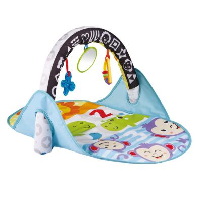 China Toy New Soft Point 2 in 1 with 3 Linkable Toys Play Plastic Baby Play Mat Toy Made in China for sale