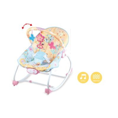 China Good Quality 3 Music Vibration Pink Linkable Toys Baby Indoor Swing Chair for Girl Made in China LD427740 for sale