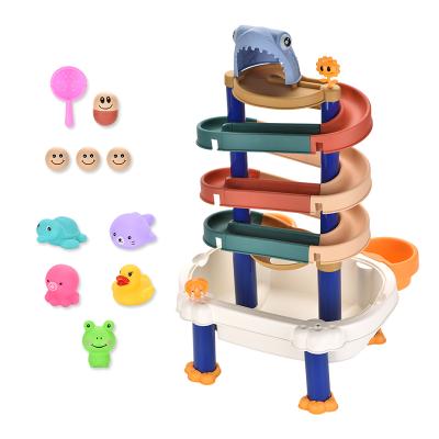 China Item DIY TOY 2021 New Marine Animal Dolls Play In Water Plastic Building Block Of Track Toys for sale