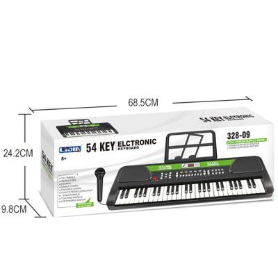 China 54 Electronic Keys With MIC Keyboard Organ Toy Instrument Musical Educational Electronic Piano for sale