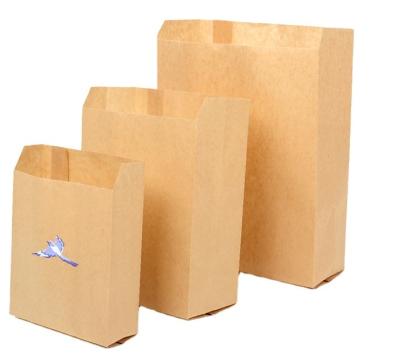 China Virgin New Product Bamboo Uncoated Pulp Kraft Paper Food Storage Box Chocolate Food Packaging Bag for sale