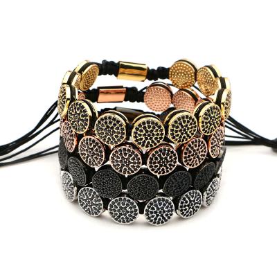 China FASHIONABLE Round Bead Accessory Bracelet Fashion Unisex Weaving Devil Fish Skin Adjustable Bracelet for sale