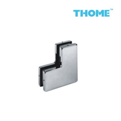 China Modern Glass Door Accessories Stainless Steel 201 / 304 # Frameless Patch Fittings for sale