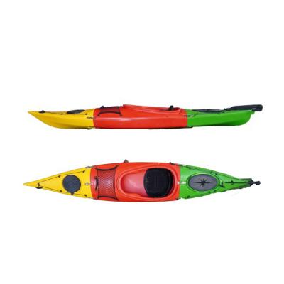 China High Quality HDPE Ocean Kajak Single Seat Sit In Kayak With Pedals for sale