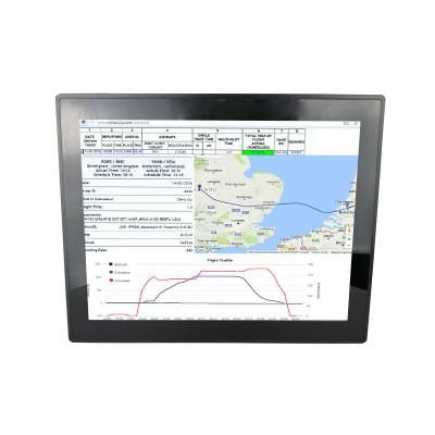 China Metal Case Projects 15 Inch Open Frame Square Capacitive Touch Industrial Display for sale