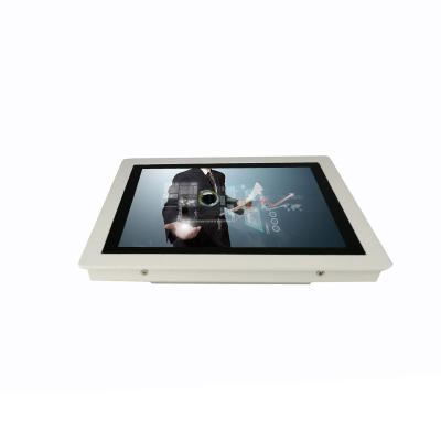 China Metal Case 8 Inch Square VGA USB Outdoor Waterproof Capacitive Touch Screen Monitor for sale