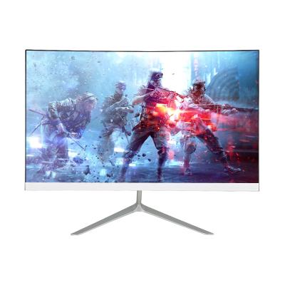 China 24 Inch Curved Frameless Full View Angle FHD 3000R Curved Gaming Pc Monitor for sale