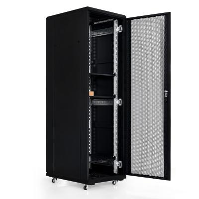 China Transparent Tempered Glass Front Door (metal Door Optional) TH-TB6842 network server cabinet server rack mounting case server cabinet fan for sale