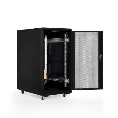 China Transparent Tempered Glass Front Door (metal Door Optional) TH-TB6022 server cabinet dustproof network cabinet beijing server rack for sale