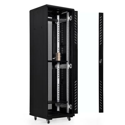 China Transparent Tempered Glass Front Door (metal Door Optional) TH-TD6642 1u rack mount server cabinet rack cabinet network shenzen home server rack for sale