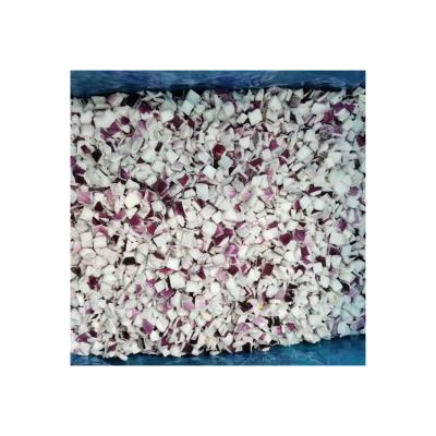 China Fresh Wholesale Selling Frozen Vegetables Onions Bulk Red Onion IQF Carvings for sale