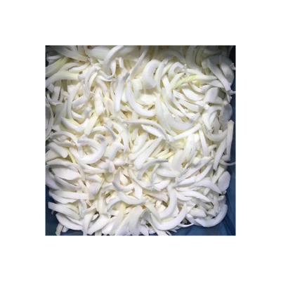 China Fresh Factory Selling Bulk Shredded Onion Frozen Vegetables IQF Onion Strips for sale