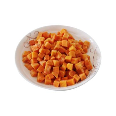 China Factory Direct Selling Frozen Vegetables IQF Fresh Frozen Pumpkin Cut-Up Pumpkin for sale