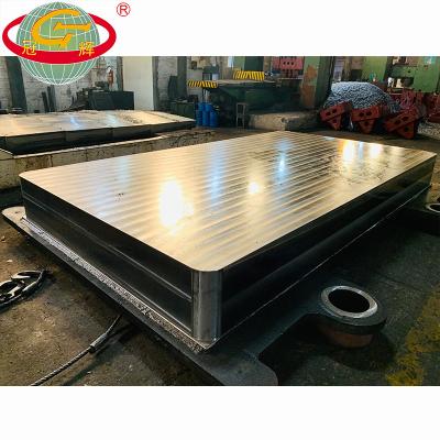 China Large Metal Marine Steel Structural Construction Machinery Steel Base Pedestal for sale