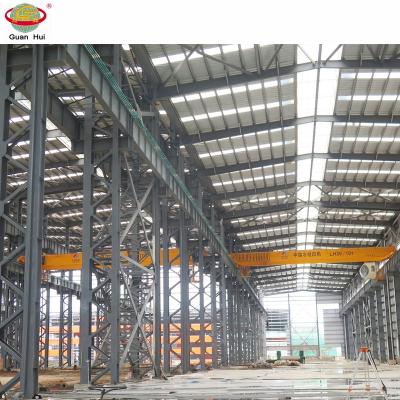 China Economical Pre Engineered Steel Metal Frame Roof Building Large Steel Workshop Fabrication for sale