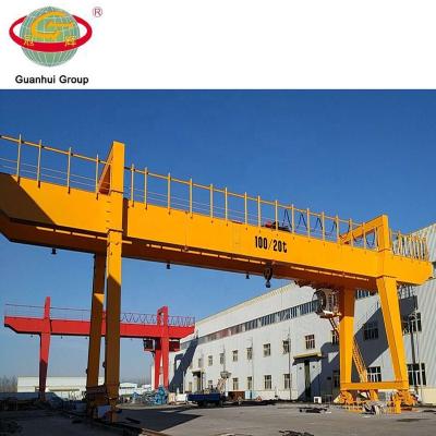 China Double Gantry Crane Winch Electric Trolley Bridge Gantry Crane for sale