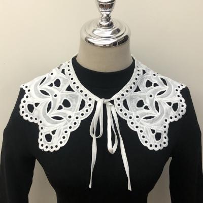 China Fashion factory direct sale self-embroidered flower collar for sweater shirt dress hoodie collocation for sale