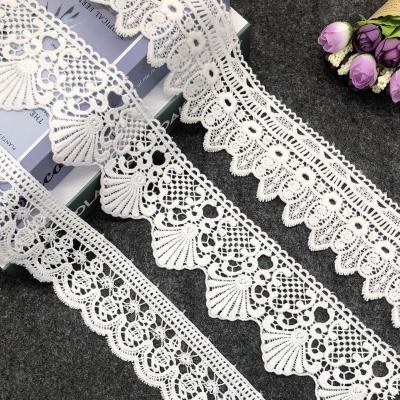 China Water Soluble Durable Using Low Price French Cotton Guipure Embroidery Lace Fabric for sale