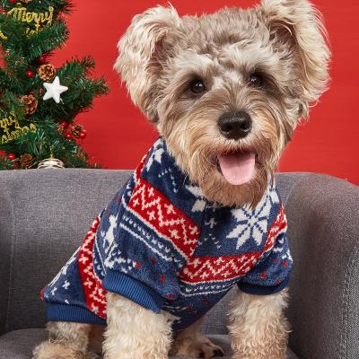 China Sustainable Pet Clothing For Dogs Cute Christmas Decoration Dog T-shirt Puppy Clothes Casual Sweater Vests For Pets for sale