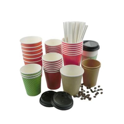 China Factory Directly Selling Disposable PE Liner Material Biodegradable Cups Disposable Paper Cup for sale