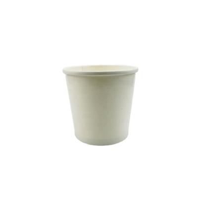 China White 24oz Disposable Bowl Food Container Paper Bowl Ice Cream Packaging Paper Cup for sale