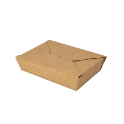 China Factory Supply Disposable Lunch Box Paper Food Packaging Paper Boxes Biodegradable Disposable Food for sale