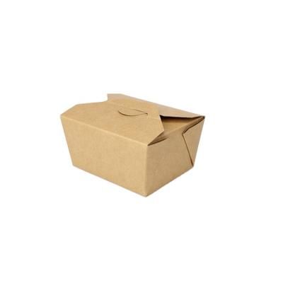 China #1 Disposable Customized Eco-Friendly Take-out Lunch Box Kraft Paper Box Food Packaging Container for sale