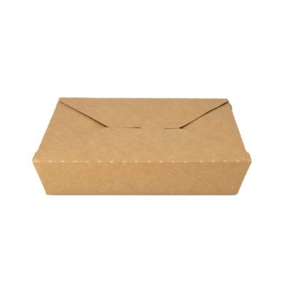 China #5 Factory Wholesale Disposable Packaging Paper Box Food Container Lunch Box Paper Food Packaging Box Custom Printed Takeout for sale