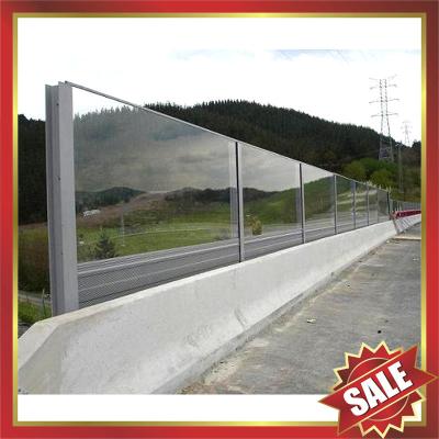 China PC board,polycarbonate sound barrier,clear sound barrier,transparent sound barrier for highway,free way,avenue,boulevard for sale