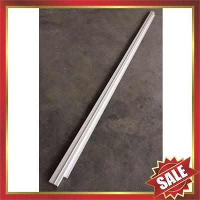 China Back frontal aluminium alloy awning canopy profile bar for DIY pc polycarbonate awning canopy for sales for sale