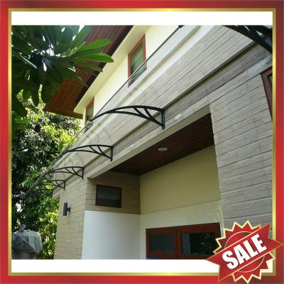 China hot sale outdoor house window door diy awning canopy shelter shield cover with engineering plastic brackt for sale