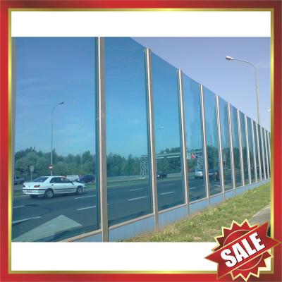 China Polycarbonate sheet,pc sheet,polycarbonate plate for highway sound barrier sound barrier-excellent road sound barrier for sale