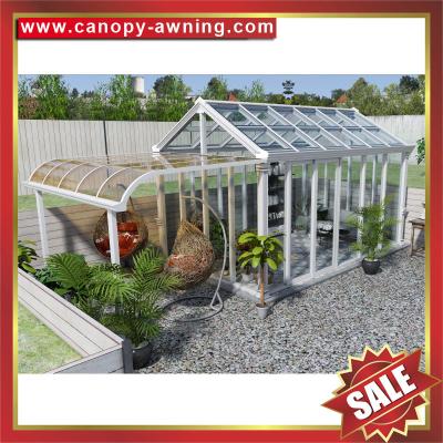 China excellent beautiful prefabricated solar garden park metal aluminum alloy glass sun house sunroom enclosure cabin cabinet for sale