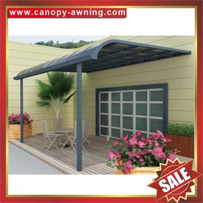 China hot sale outdoor house backyard patio gazebo balcony sunshade aluminum polycarbonate awning canopy canopies shelter for sale