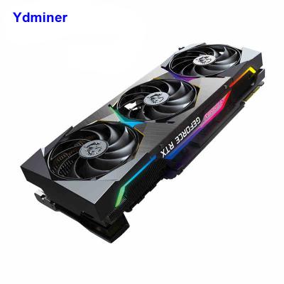 China hot sale workstation gpu geforce rtx 3090 gpu 24g for game des for nvidia for sale