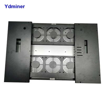 China With fan 8 gpu case 5 fans gpu server case for gddr5 3090 for sale