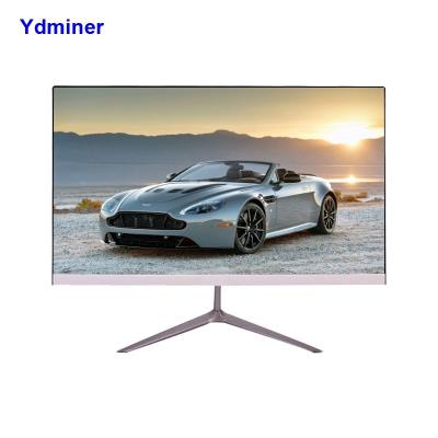 China Fashion Curved White / Black Flat 60HZ Monitor 23.8