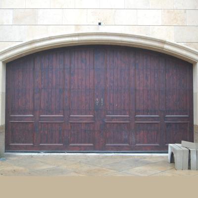 China fire protection clopay wooden garage doors modern wooden look garage doors for sale