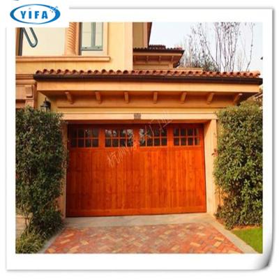 China Cheap security garage door panels sale wrought iron gate garage door for sale