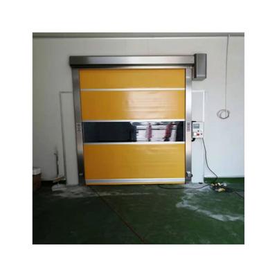 China Flexible Industrial PVC Plastic Fabric Roller Shutter Stacking High Speed ​​Door for sale