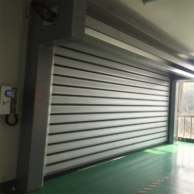 China Low Maintenance And Energy Saving China Factory Automatic Aluminum Spiral High Speed ​​Door CE Approved for sale