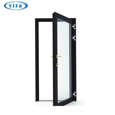 China Modern Energy Saving Casement Door Hinge Commercial Aluminum Windows And Glass Doors for sale