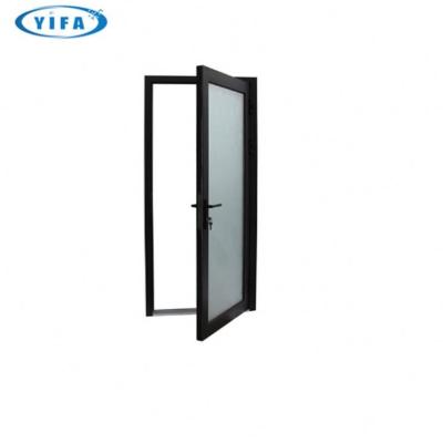 China Modern French Grills Design Aluminum Casement Double Swing Door For External Doors Prices for sale