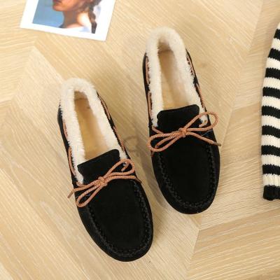 China Durable Hot Selling Waterproof Plush Thermal Ladies Sneaker Shoes for sale