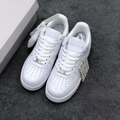 China 2022 Anti-slip Manufacturer Leather High Low White Black Fashion Sports Skateboarding Sneakers Shoes for sale