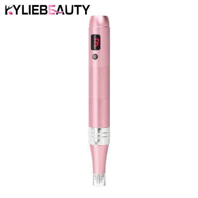 China 2021 AMTS Anti-puffiness microneedle derma pen micro teasing therapy dermapen microneedling pen for sale